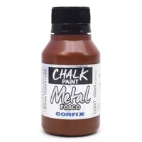 Tinta Chalk Paint Metal 100ml - Corfix  488 vermelho country