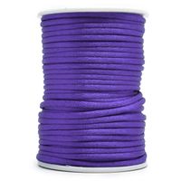 Cordão de Cetim Rabo de Rato 4mm 40 Metros - artePunto Roxo