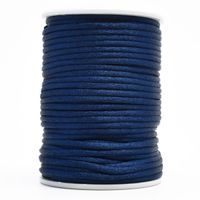 Cordão de Cetim Rabo de Rato 4mm 40 Metros - artePunto Azul marinho