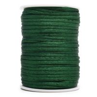 Cordão de Cetim Rabo de Rato 4mm 40 Metros - artePunto Verde escuro