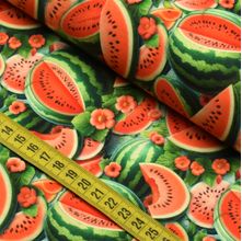 Tecido Estampado para Patchwork - Salada de Frutas : Melancia (0,50x1,50)