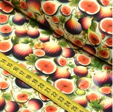Tecido Estampado para Patchwork - Salada de Frutas : Figo (0,50x1,50)
