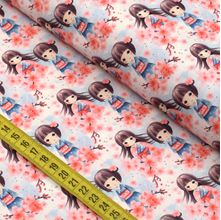 Tecido Estampado para Patchwork - Oriente Adorável 3 (0,50x1,50)