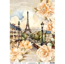 Papel de Seda Arte Fácil Paris Florida - SE-02