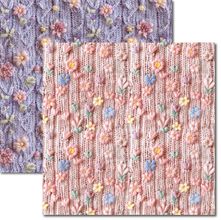 Papel para Scrapbook Arte Fácil Bordado Floral 4 - SC-894