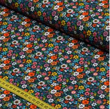 Tecido Estampado para Patchwork - Spring : Floral Miudo - Tiffany (0,50x1,50)