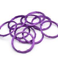 Arame Colorido para Artesanato - Pacote com 10 Rolos Roxo/lilás