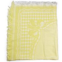 Manta Mandala Infantil para Bordar - 90 x 110cm Amarelo