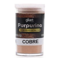 Purpurina em Pó Gliart Cobre