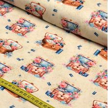Tecido Estampado para Patchwork - Sewing Dreams : Baú (0,50x1,50)