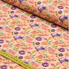 Tecido Estampado para Patchwork - Artesania : Gatinhos (0,50x1,50)