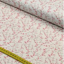 Tecido Estampado para Patchwork - Two Baby : Floral com Ramos (0,50x1,40)