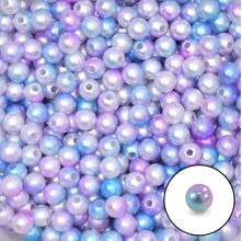 Pérola 8mm com Furo Multicolor Cor 20 - 250g