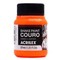 Tinta para Couro Shake Paint Acrilex 37ml 105 laranja