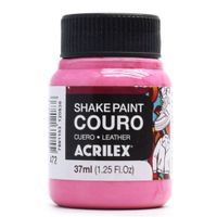 Tinta para Couro Shake Paint Acrilex 37ml 472 rosa chiclete