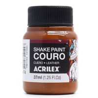 Tinta para Couro Shake Paint Acrilex 37ml 474 castanho