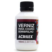 Verniz para Couro Semibrilho Acrilex 100ml