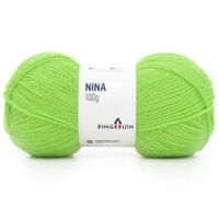 Lã Nina Pingouin 100g - Saldão 7660 sport green