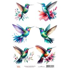 Adesivo Transfer Arte Fácil Beija-Flor - DT-008