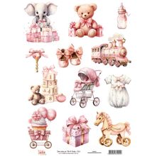 Adesivo Têxtil Arte Fácil Baby Girl - DX-002