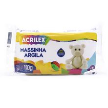 Massinha Argila Natural Acrilex 100g