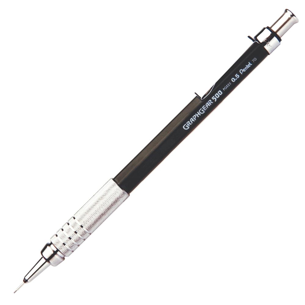 Lapiseira Graphgear 500 Pentel 0.5 - Preta - Bazar Horizonte