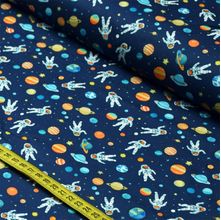 Tecido Estampado para Patchwork - Space : Astronauta (0,50x1,50)