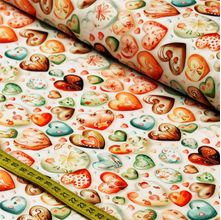 Tecido Estampado para Patchwork - Madrigal : Coração (0,50x1,50)