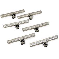 Fecho de Metal Giratório 463019 Círculo - 6 Unidades Prata