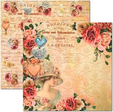 Papel para Scrapbook Arte Fácil Lady 1 - SC-779