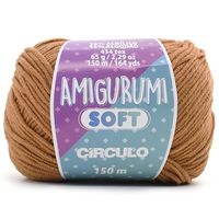 Fio Amigurumi Soft Círculo 150m - Cores 2025 7713 lenha