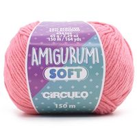 Fio Amigurumi Soft Círculo 150m - Cores 2025 3048 flamingo