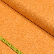 Tecido Tricoline Linha Criativa : Galhos Laranja  (0,50x1,50)