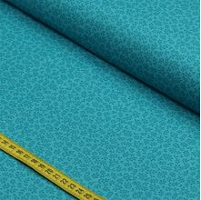 Tecido Tricoline Linha Criativa : Folhinhas Azul Céu (0,50x1,50)