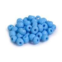 Miçanga Fosca 250g - Círculo 100 azul candy