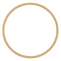 Aro de MDF para Macramê 30 cm
