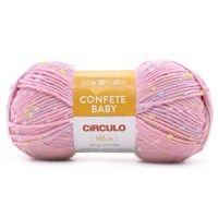 Fio Confete Baby Círculo 100g 769 chiclete