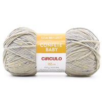 Fio Confete Baby Círculo 100g 7682 nozes