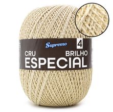 Barbante Supremo Cru Especial Brilho Ouro nº 04 - 1150 Metros