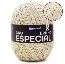 Barbante Supremo Cru Especial Brilho Ouro nº 06 - 760 Metros