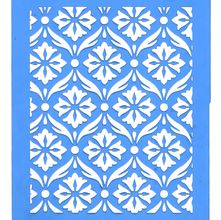 Stencil Arte Fácil 18 x 23 cm – ST-8023 Azulejo com Flores