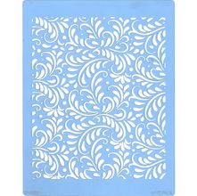 Stencil Arte Fácil 18 x 23 cm - ST-8030 Arabesco Florais