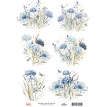 Adesivo Têxtil Arte Fácil Buquê Azul - DX-015