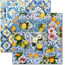 Papel para Scrapbook Arte Fácil Azulejo Português 2 - SC-929