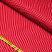 Tecido Tricoline Basics Colors : Xadrez Magenta (0,50x1,50)