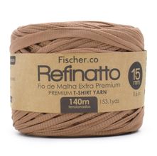 Fio de Malha Refinatto Fischer 15mm A Cor do Ano Mocha Mousse - 140 Metros