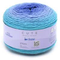 Fio Cisne Cute 150g 005 - azul / turquesa