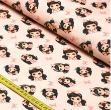 Tecido Estampado Para Patchwork - 4 Friends : Rosa (0,50x1,50)
