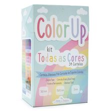 Kit ColorUp Fita Banana com 34 Todas as Cores Quadrada 10mm