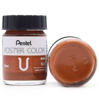 Tinta Guache Profissional Pentel Poster Color 08 marrom